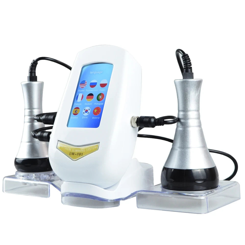 3 in 1 40k Ultrasonic cavitation for fat loss, slimming, skin rejuvenation, firming and tightening