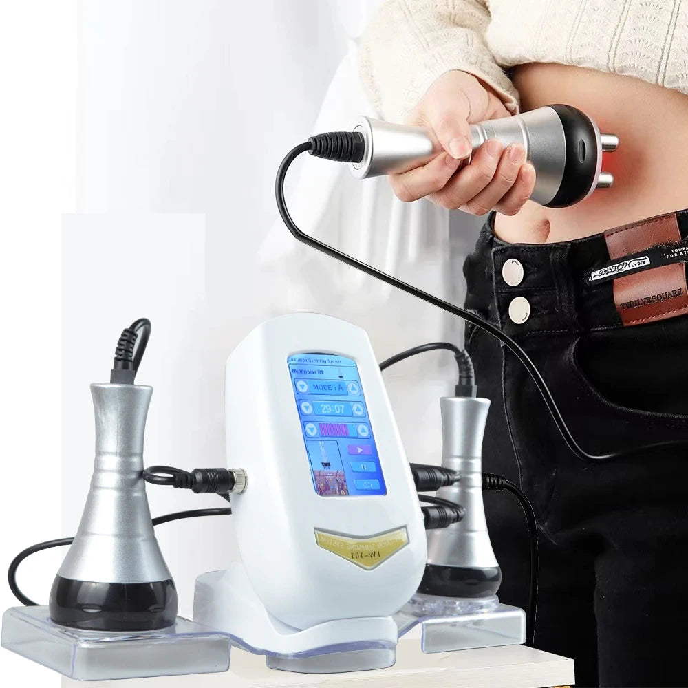 3 in 1 40k Ultrasonic cavitation for fat loss, slimming, skin rejuvenation, firming and tightening