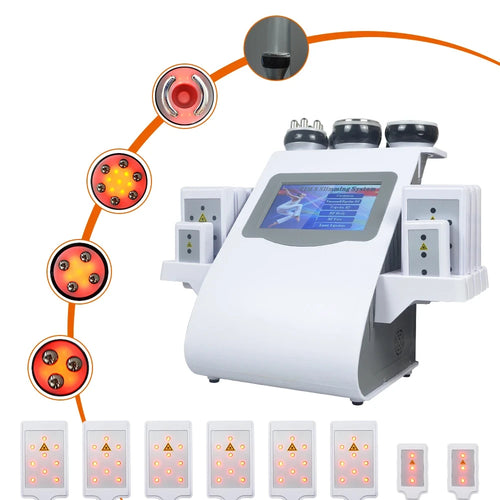 6 In 1 40K Ultrasonic Cavitation Machine fat loss, Skin Lift, Tightening,  Vacuum Lipo, body slimming machine