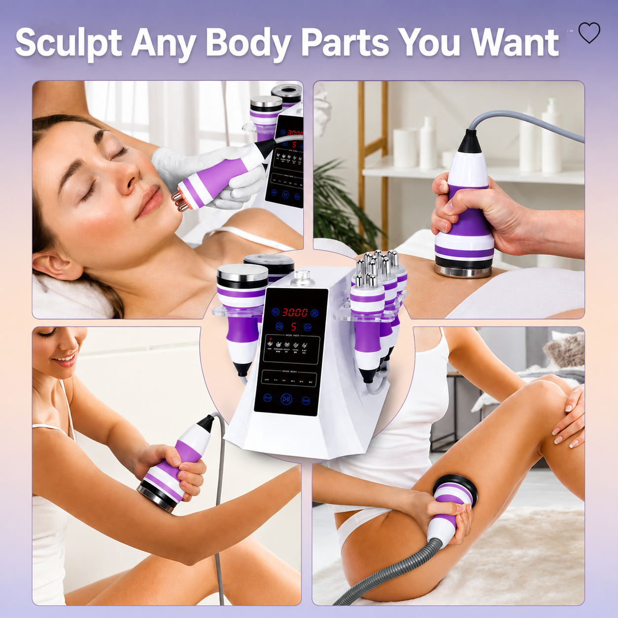 5 in 1 40K Cavitation Machine, Radio Frequency, Vacuum